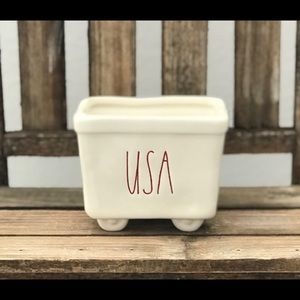 Rae Dunn USA cart 3.5"H x 4.25"L x 3 1/8"W